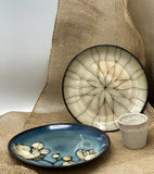Assiettes en céramique peintes à la main 21 cm